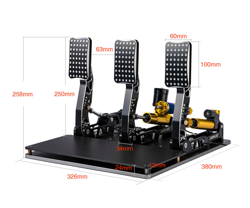 SIMAGIC P2000-R Pedals  3-Pedal Set（PRE ORDER）