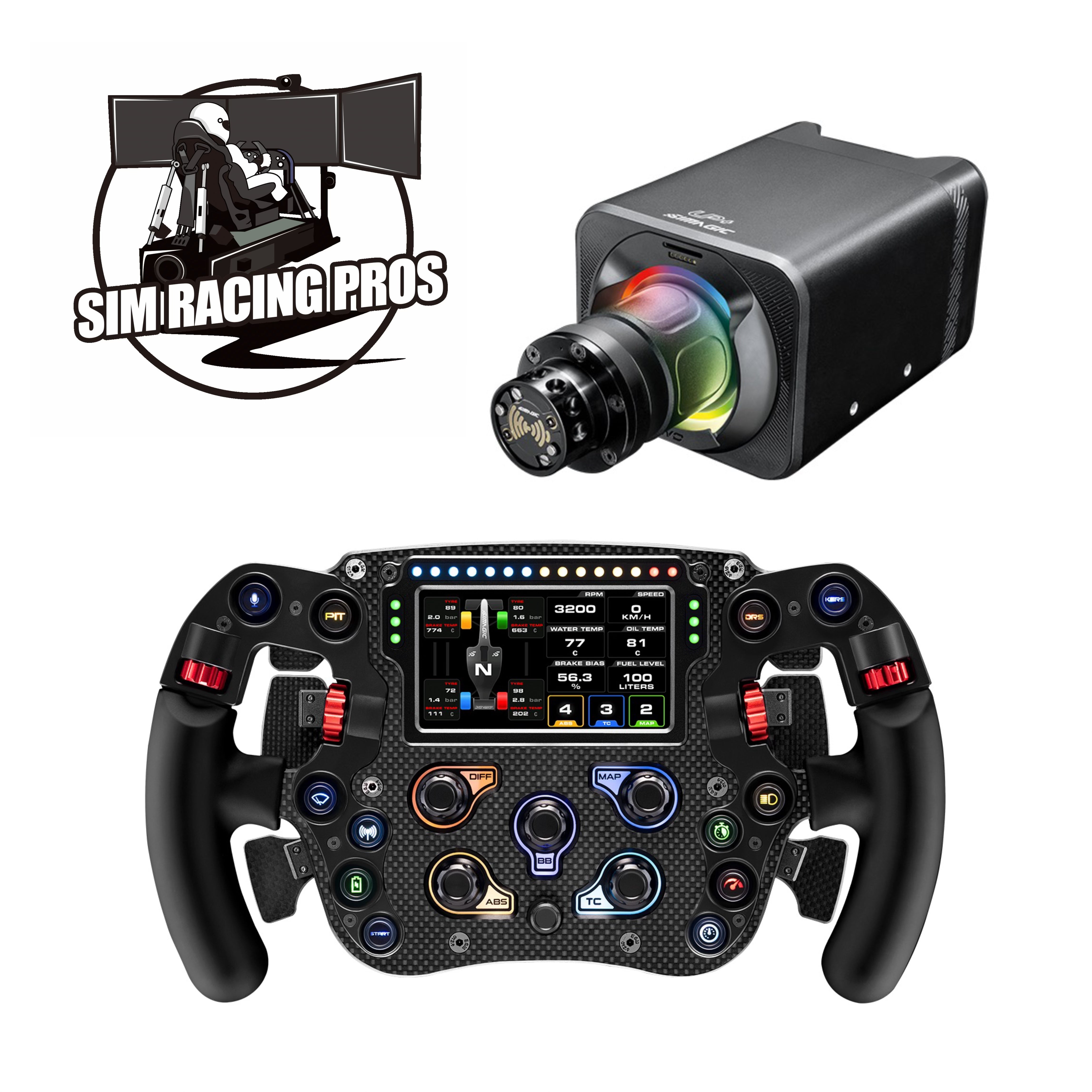 SIMAGIC EVO Pro 18nm Base Wheel Package