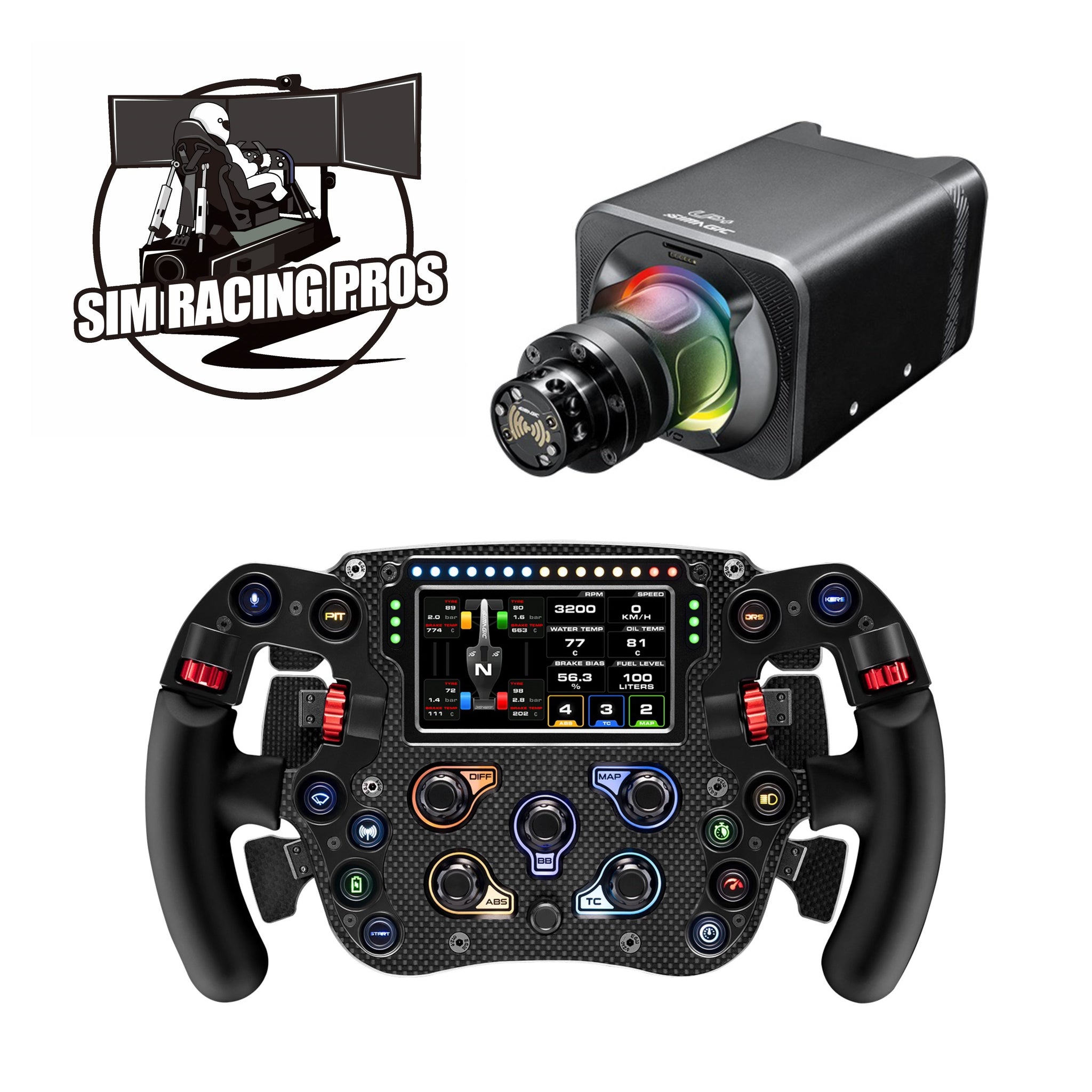 SIMAGIC EVO Pro 18nm Base Wheel Package